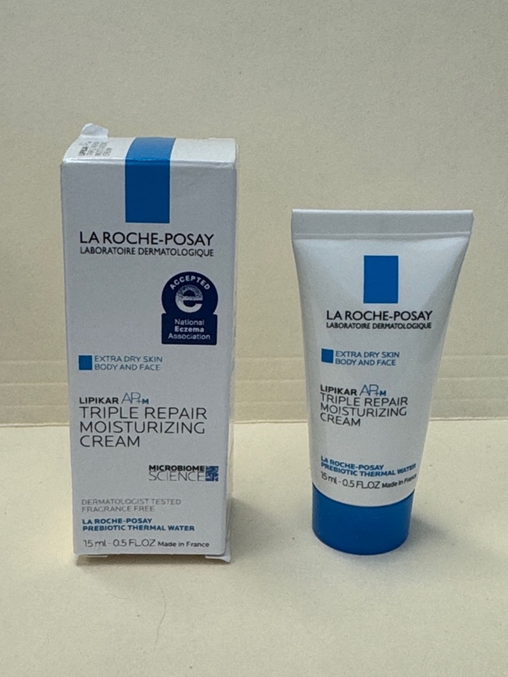LA ROCHE-POSAY Lipikar Triple Repair Moisturizing Cream Travel Size 0.5oz NIB